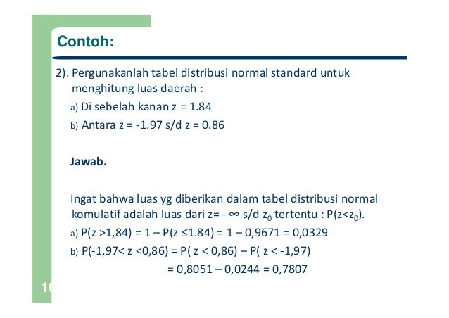 Materi P3 Distribusi Normal