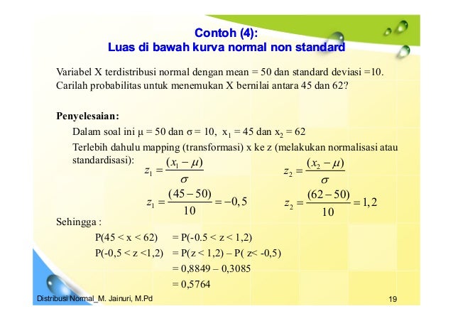Materi p3 distribusi normal