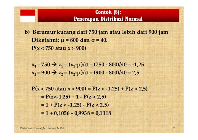 Materi P3 Distribusi Normal