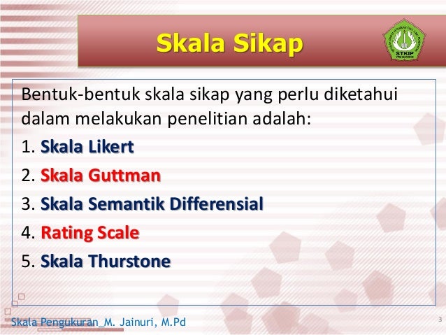 Materi P5 Skala Pengukuran