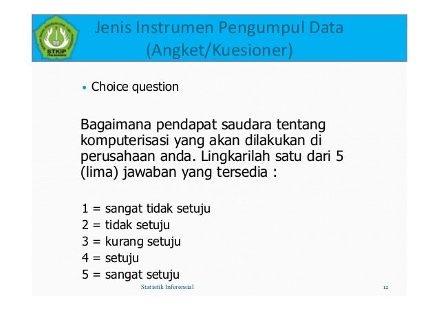 Minggu 6_Instrumen Pengumpul Data