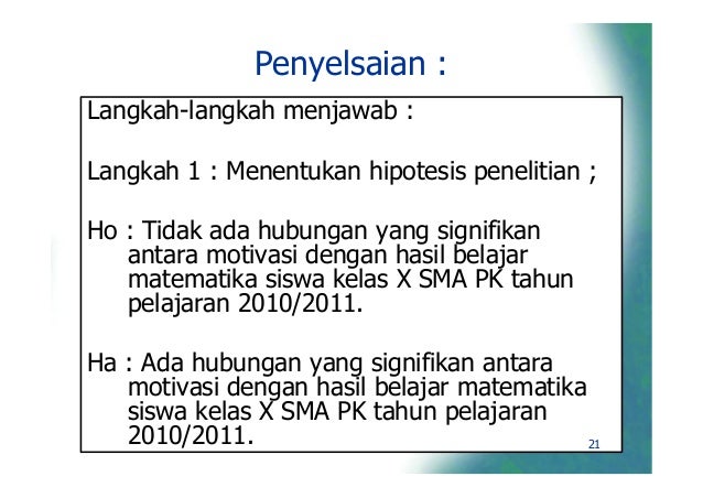 Minggu 9_Teknik Analisis Korelasi