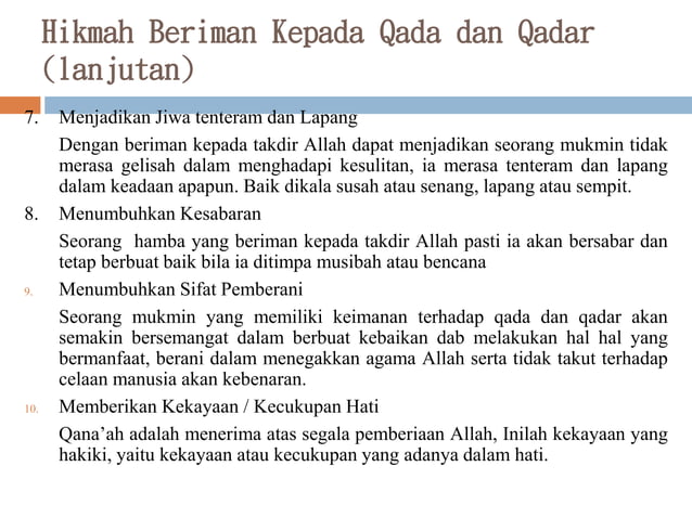MATERI PAI IMAN KEPADA QADA DAN QADAR.pptx