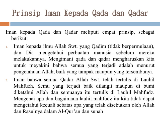 MATERI PAI IMAN KEPADA QADA DAN QADAR.pptx
