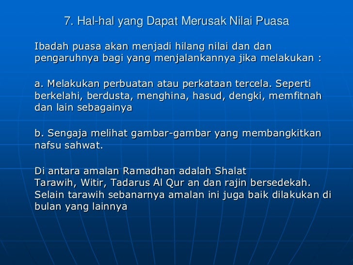 Materi pai sd puasa