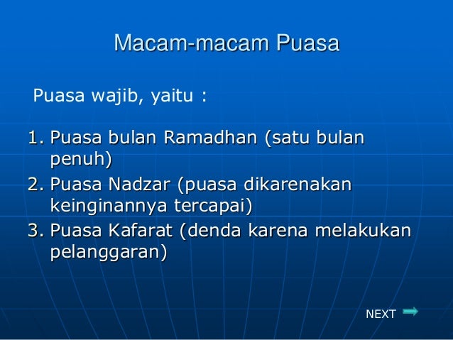 Materi Puasa Ramadhan Untuk Anak Sd