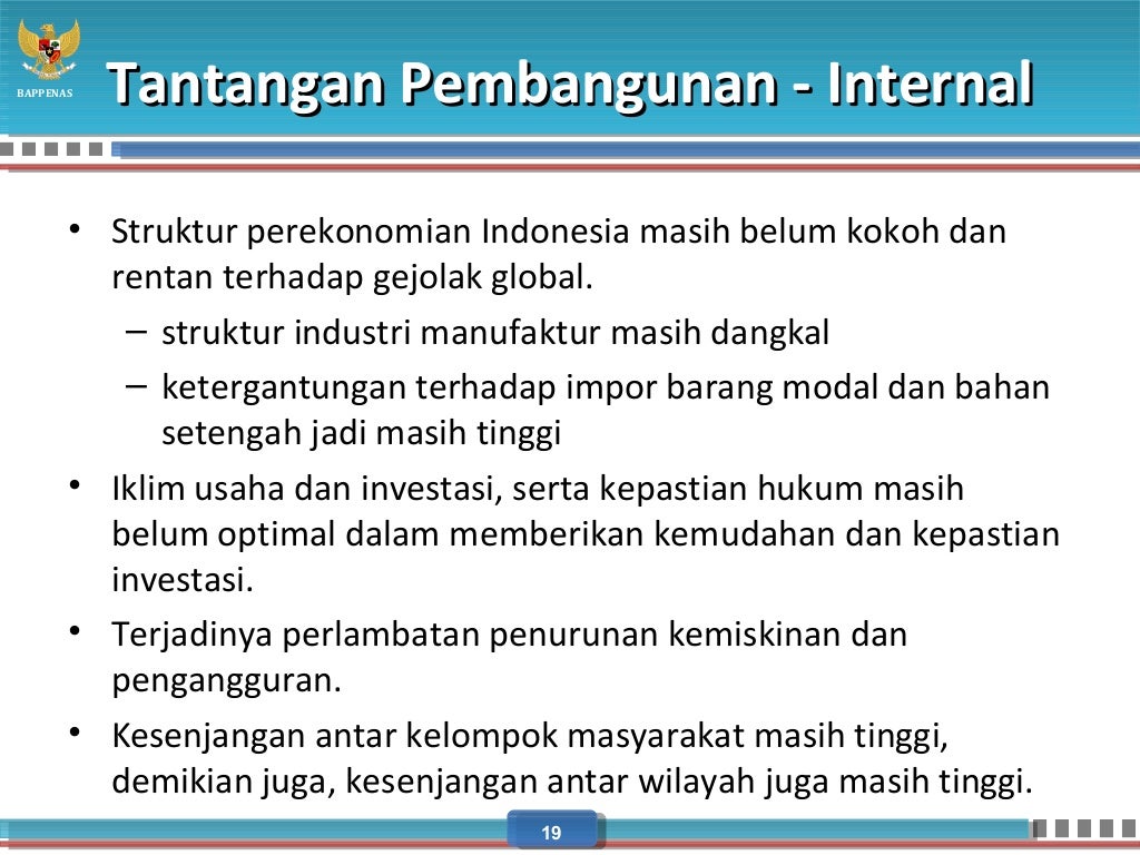 Materi paparan musrenbang dari narasumber bappenas