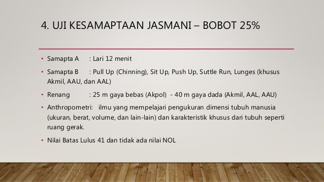 Sistem Penerimaan Calon Taruna Akpol