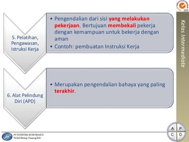 Materi Pelatihan Identifikasi Potensi Bahaya & Pengendaliannya