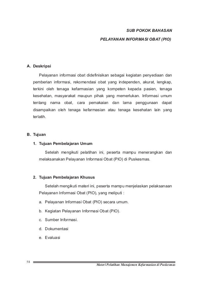 Materi pelatihan manajemen kefarmasian di puskesmas (jica)