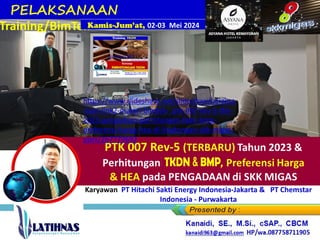 PEMAPARAN (Online, 14 Jan'26)_RENCANA + Link2 MATERI BimTek_PTK 007 ...