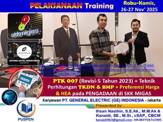 PEMAPARAN (Online, 14 Jan'26)_RENCANA + Link2 MATERI BimTek_PTK 007 ...