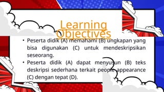 English Material. Topic Descriptive Text | PPTX