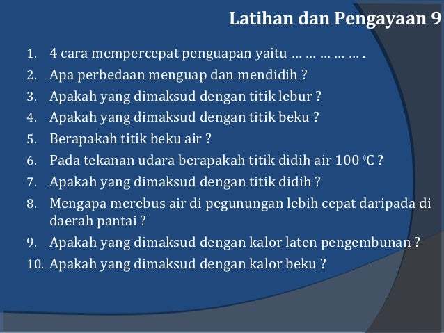 Materi pembelajaran kalor
