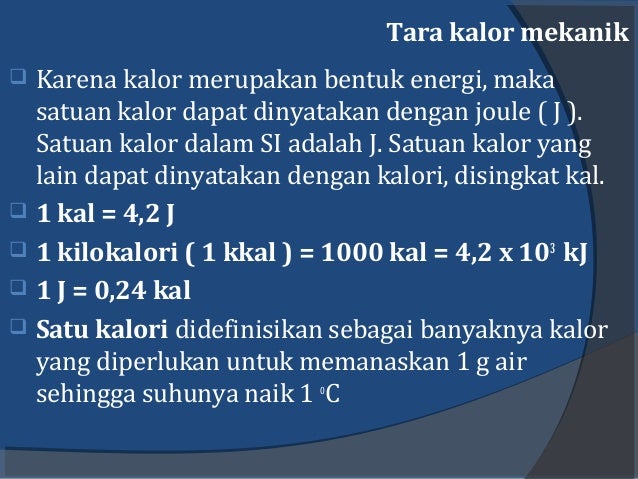 Materi Pembelajaran Kalor