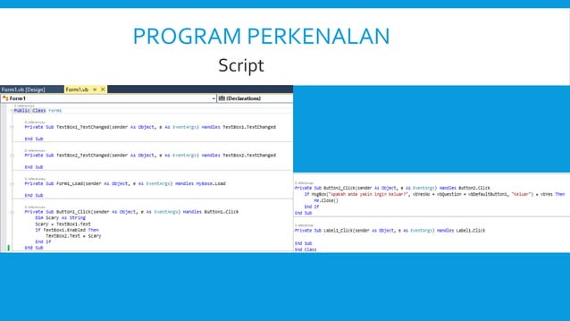 Materi Pemrograman Desktop | PPTX