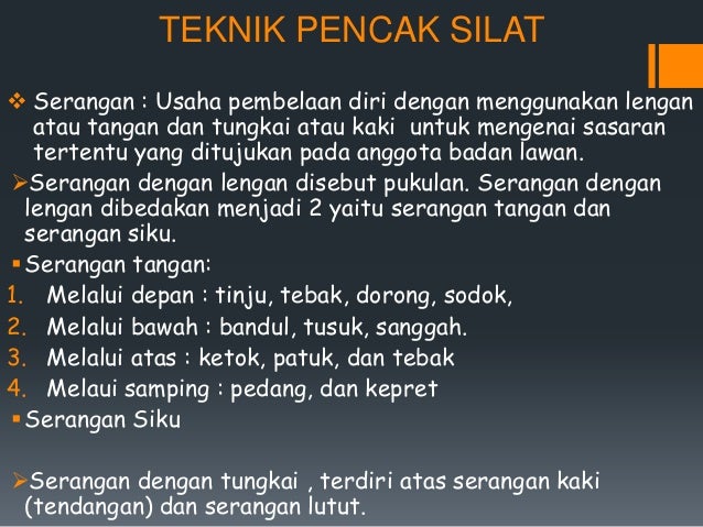 Materi Pencak Silat Kelas 10 Sma  Latihan Soal dan Materi 