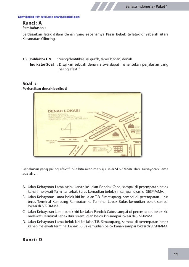 Materi pengayaan un bahasa indonesia smp m ts 2014