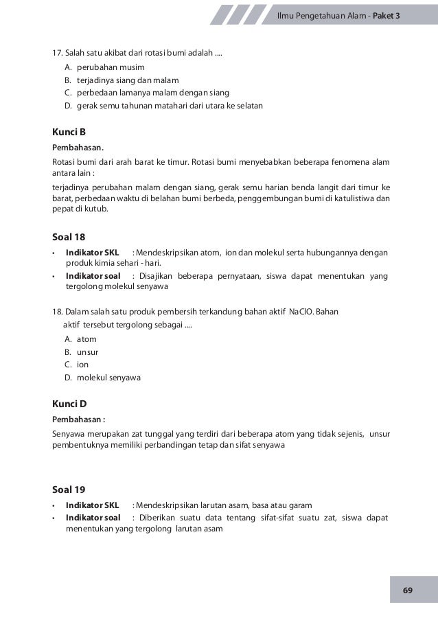 fenomena alam atom dalton Materi pengayaan UN ilmu pengetahuan alam smp mts 2020