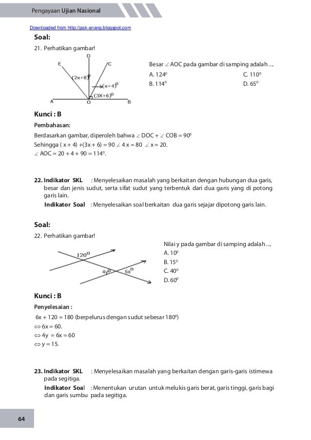 Contoh Gambar Hubungan Dua Garis - Detil Gambar Online