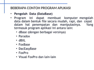 Materi Perangkat Lunak Software pada System Operasi Windows.ppt