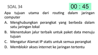 Latihan Ujian Sekolah Informatika Kelas 9 Semester Genap 2026: Soal dan ...