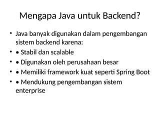 Materi Pertemuan - 1 Pemograman Java Lanjut.pptx