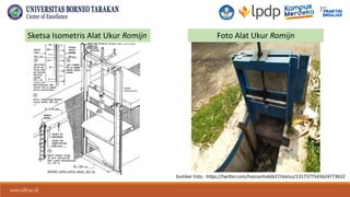 www.ubt.ac.id
www.ubt.ac.id
Sketsa Isometris Alat Ukur Romijn Foto Alat Ukur Romijn
Sumber Foto : https://twitter.com/hasnanhabib27/status/1317377543624773632
 