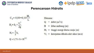 www.ubt.ac.id
www.ubt.ac.id
Perencanaan Hidrolis
 