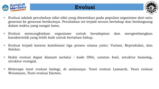 Materi Pertemuan 3 Evolusi_Sejarah Teori Evolusi Bi…