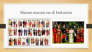 Macam-macam ras di Indonesia

 