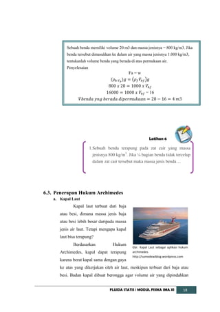 MODUL FLUIDA STATIS