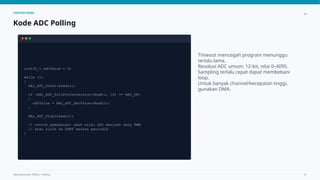 Kode Program Stm32 Comprehensive Guide to Polling Techniques on STM32 Microcontrollers | PPTX