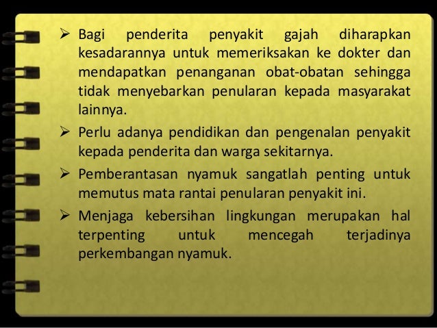 Materi penyuluhan filariasis