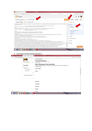 4. Hasil akan terlihatseperti berikutini.
 