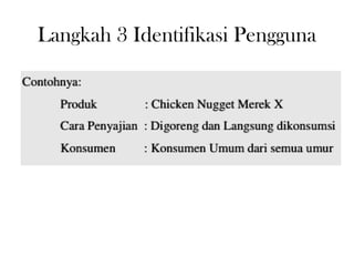 Langkah 3 Identifikasi Pengguna
 