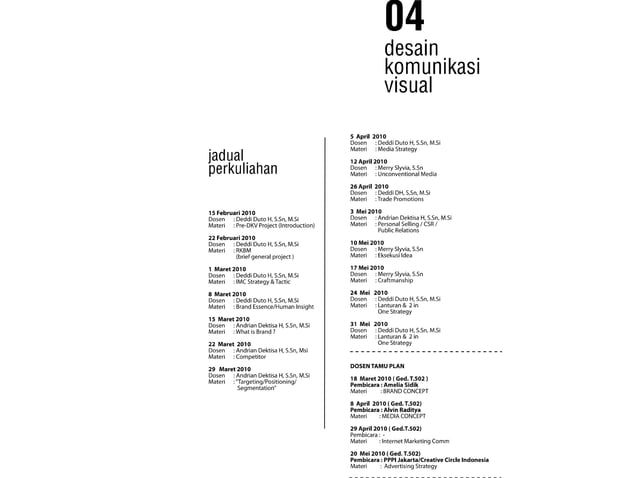 Materi Presentasi Rkbm Dkv 4 2010 | PPT