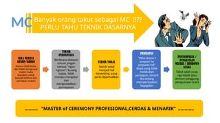 MATERI PROTOKOL DAN MC ( doc. 2022 ) oleh MBAK RIMA PROTOKOLER KAB ...