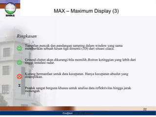 Jarak Window Display Materi radar produk | PDF