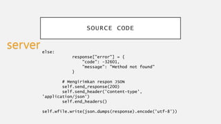MATERI SIstem paralel terdistribusi Remote Procedure Call (RPC) | PPT