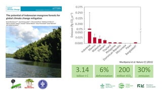 Contributions of Mangroves in Achieving Emission Reduction Targets