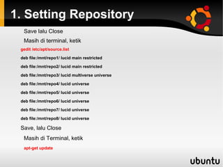 Repo akan selalu up to date jika terhubung ke internet  