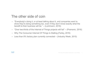 The other side of coin
• “Everybody’s doing it, or at least talking about it, and companies want to
show they’re doing som...