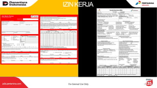For Internal Use Only 4
IZINKERJA
 