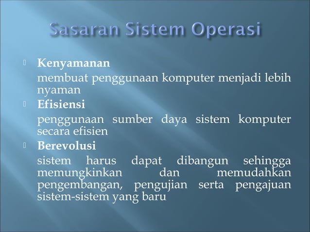 Materi sistem operasi | PPT