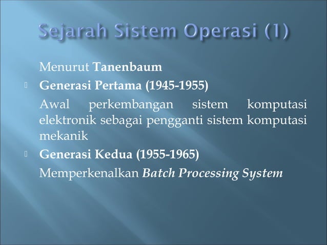 Materi sistem operasi | PPT