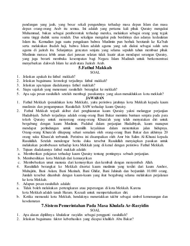 Materi soal dan jawaban mata kuliah sejarah peradaban islam Materi soal dan jawaban mata kuliah sejarah peradaban islam