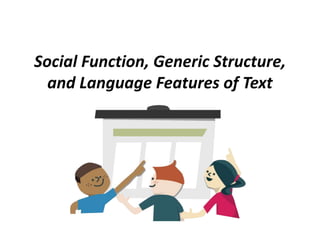 Materi social function, generic structure, and language | PPTX