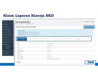 Klaim Laporan Kinerja BKD
 
