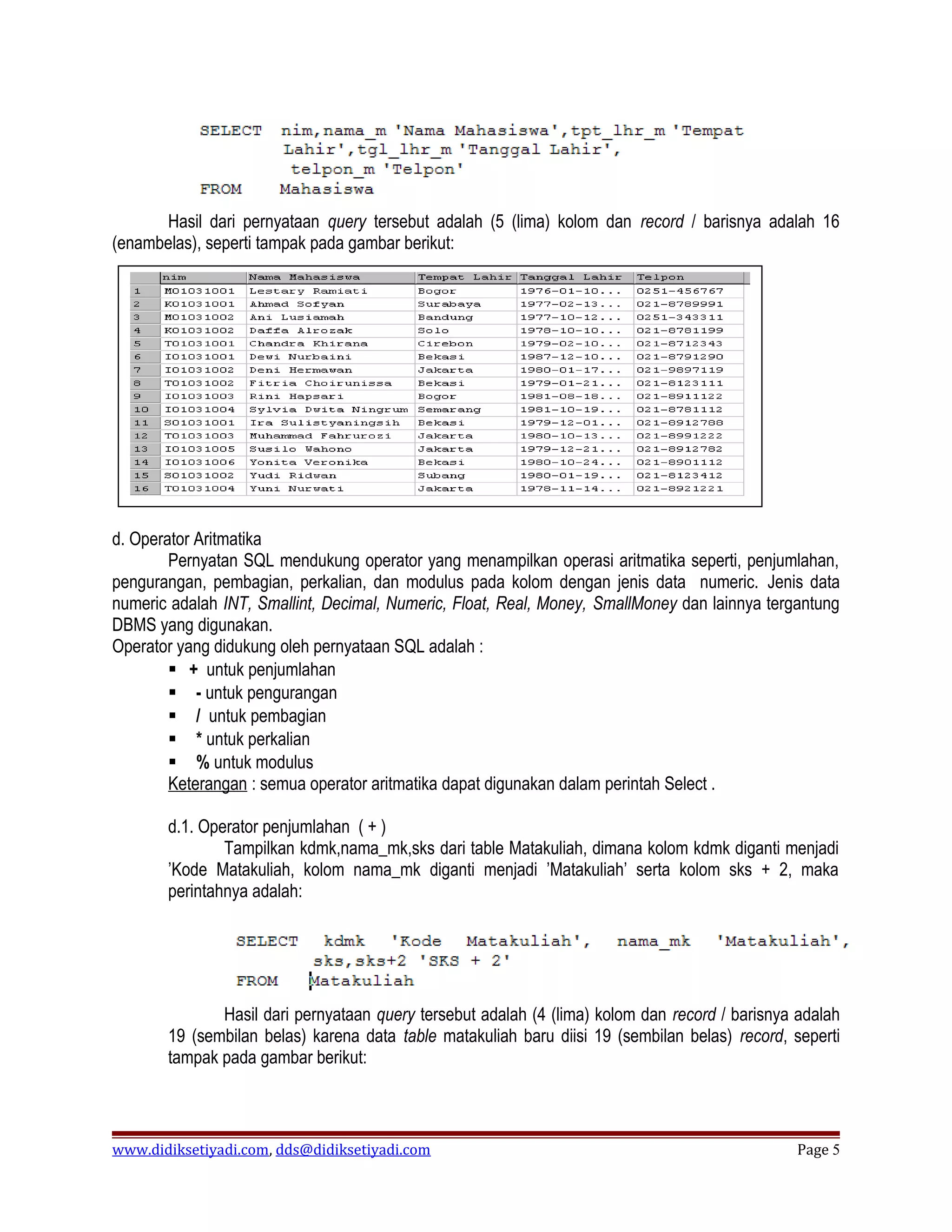 Materi sql server 3 eresha | DOC